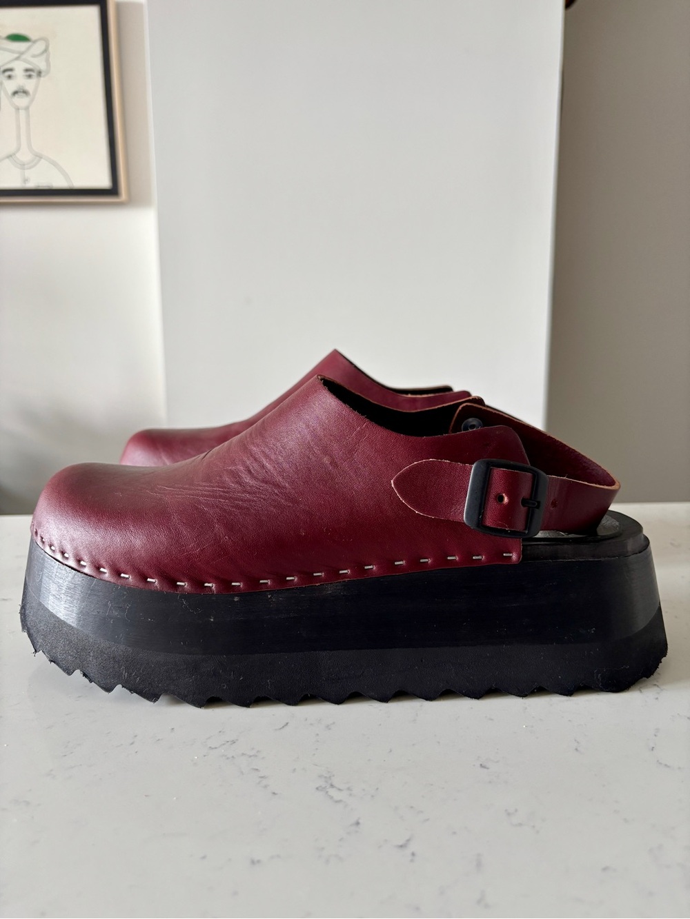 NWOT Bryr Tegan Clog in Oxblood | 10